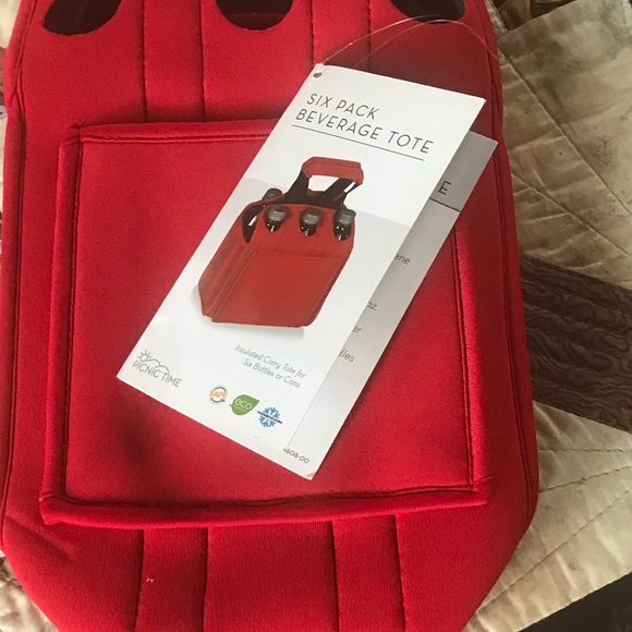 Picnic Time Six Pack Beverage Tote - Picture 5 of 10